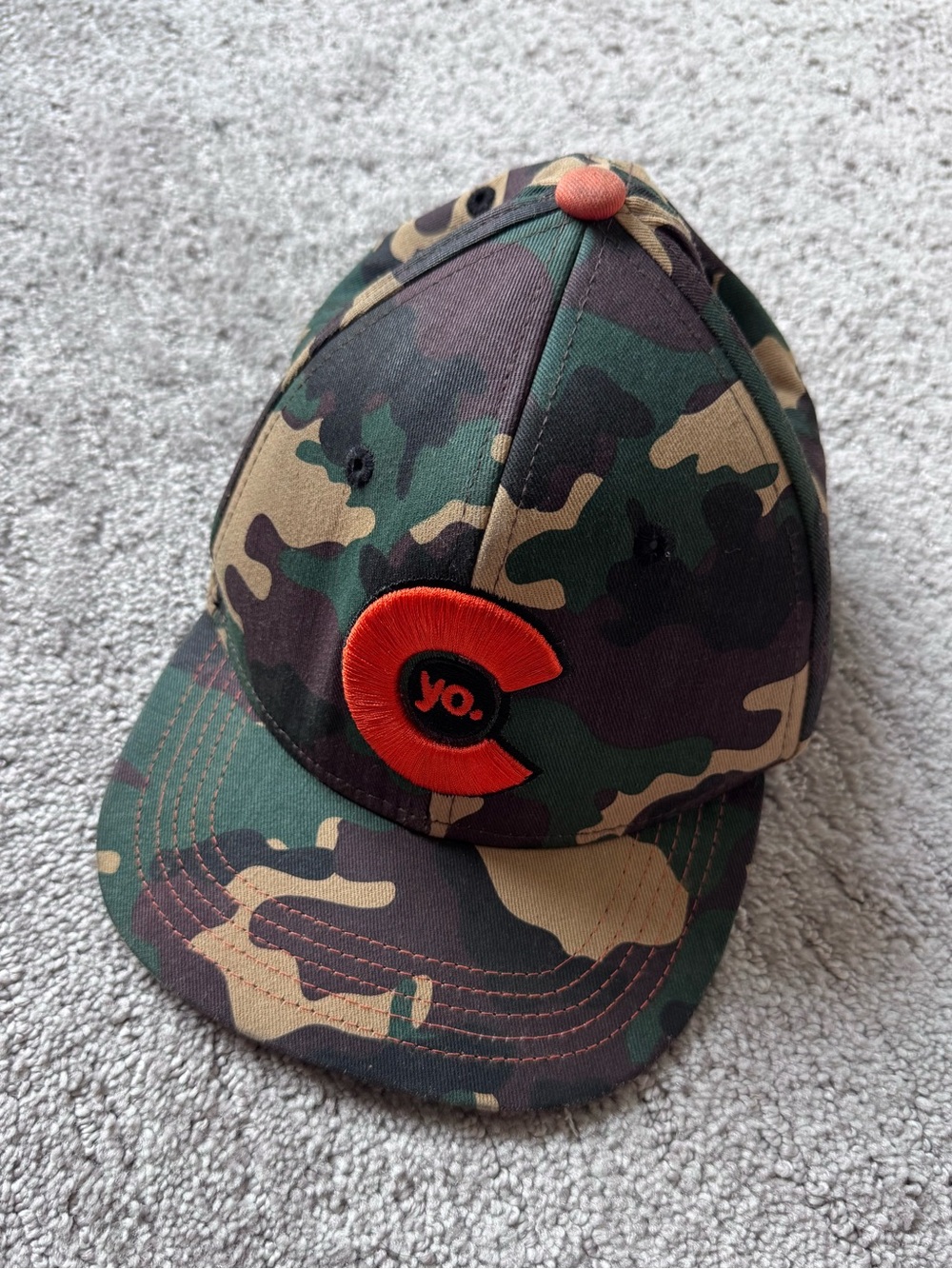 2/$20 YoColorado Kids Camo Colorado C Snapback Hat Toddler Youth Adjustable